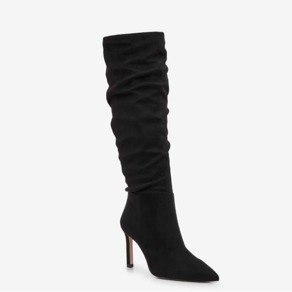 Jessica Simpson Black Over-the-Knee Pointed Toe Stiletto Boot